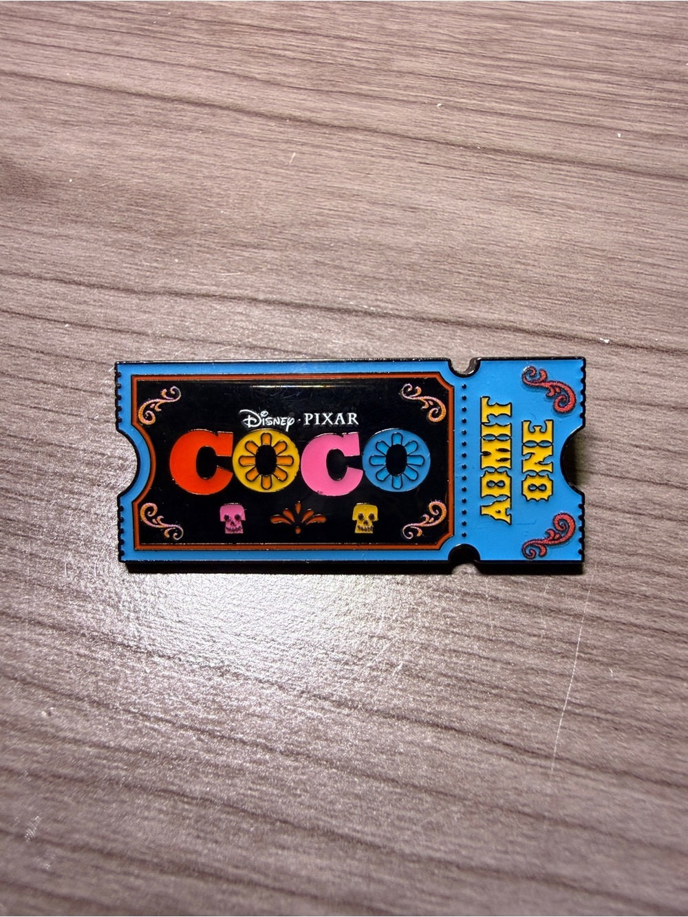 Disney Pins Coco Ticket Lin Pixar Movie Ticket